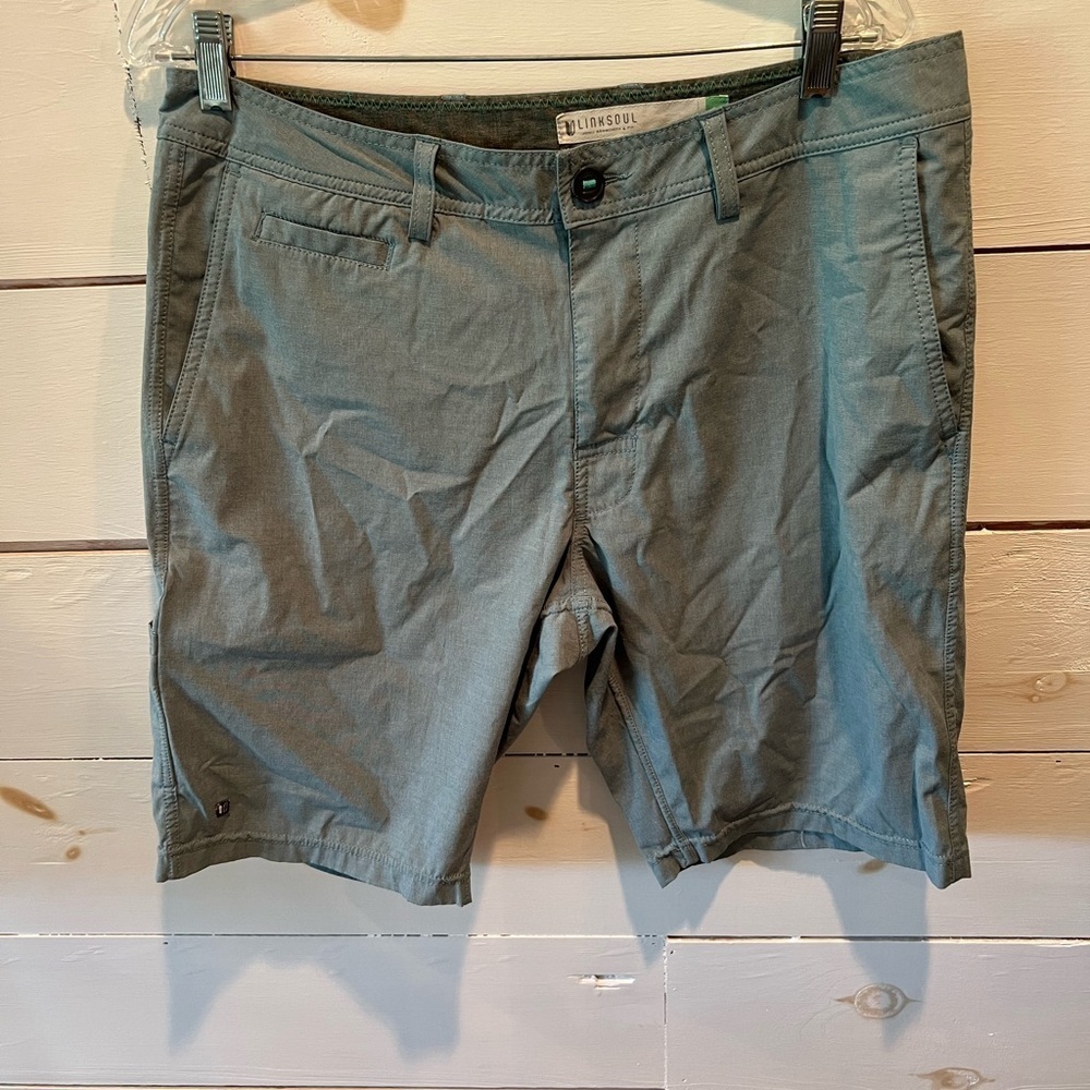 Linksoul John Ashworth Men's Shorts, size 34, made from recycled materials, EUC